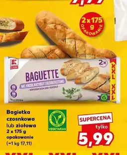 Kaufland Bagietka czosnkowa K Classic 2-pak oferta