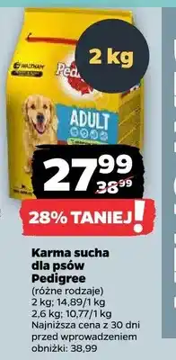 Netto Karma sucha dla psów Pedigree Adult oferta