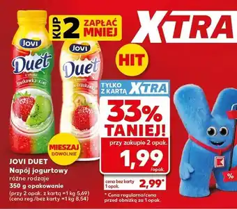 Kaufland Napój jogurtowy Jovi Duet Truskawka-Kiwi oferta