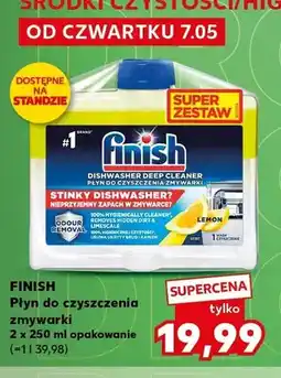 Kaufland Płyn do czyszczenia zmywarki Finish Lemon 2-pak oferta