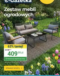 ERLI Zestaw mebli ogrodowych oferta