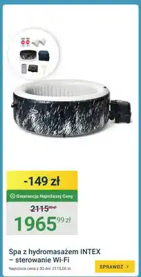 ERLI Spa z hydromasażem INTEX - sterowanie Wi-Fi oferta