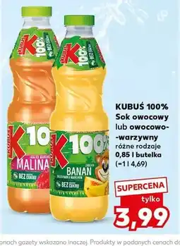 Kaufland Sok owocowy Kubuś 100% Malina Jabłko Marchew oferta