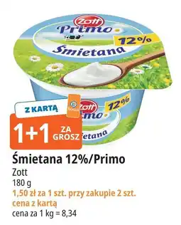 E.Leclerc Śmietana 12% Zott Primo oferta