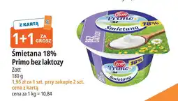 E.Leclerc Śmietana 18% bez laktozy Zott Primo oferta