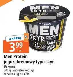 E.Leclerc Jogurt waniliowy Bakoma Men Skyr Protein oferta