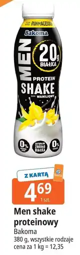 E.Leclerc Shake waniliowy Bakoma Men Protein oferta