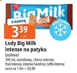 E.Leclerc Lód vanilla Algida Big Milk oferta