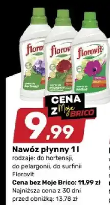 Bricomarche Nawóz płynny Florovit do pelargonii oferta
