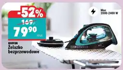 Biedronka Hoffen Żelazko bezprzewodowe oferta