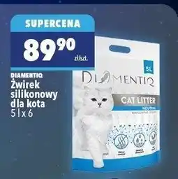 Biedronka DIAMENTIQ Żwirek silikonowy dla kota 5 l x 6 oferta