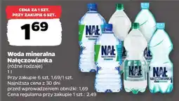 Netto Woda mineralna NAŁĘCZOWIANKA oferta