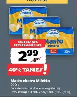 Netto Masło ekstra Miletto oferta