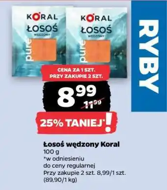Netto Łosoś wędzony Koral oferta