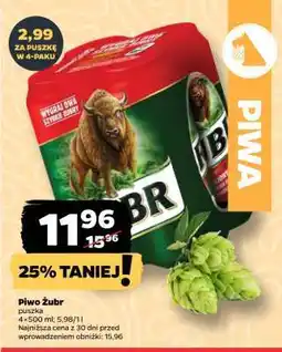 Netto Piwo ŻUBR oferta
