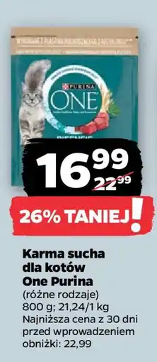 Netto Karma sucha dla kotów One Purina oferta