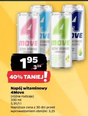 Netto Napój witaminowy 4Move oferta
