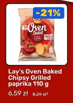 Biedronka Lay's Oven Baked Chipsy Grilled paprika 110 g oferta