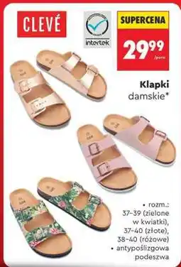 Biedronka Klapki damskie oferta