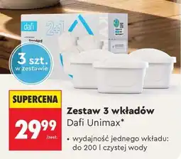 Biedronka Zestaw 3 wkładów Dafi Unimax oferta