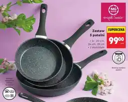 Biedronka Zestaw 3 patelni oferta