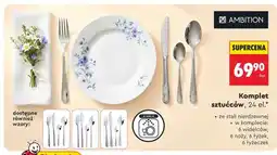 Biedronka Komplet sztućców, 24 el oferta