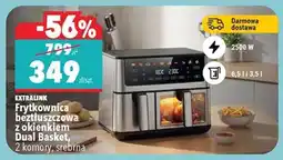 Biedronka EXTRALINK Frytkownica beztłuszczowa z okienkiem Dual Basket oferta
