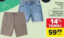 Carrefour Bermudy męskie TEX oferta