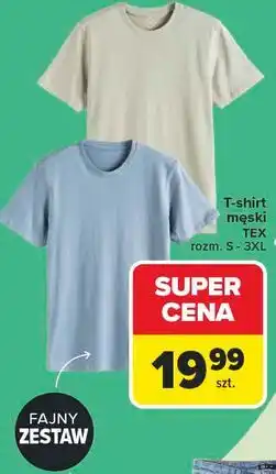 Carrefour T-shirt męski TEX oferta