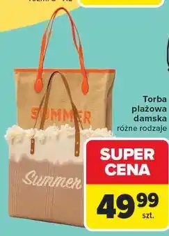 Carrefour Torba plażowa damska oferta