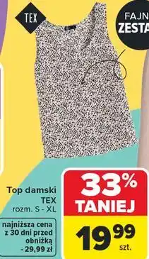 Carrefour Top damski TEX oferta