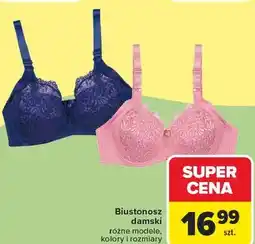 Carrefour Biustonosz damski różne modele, kolory i rozmiary oferta