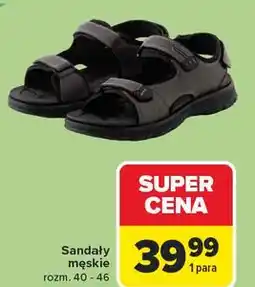 Carrefour Sandały męskie oferta