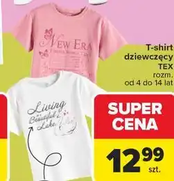 Carrefour T-shirt dziewczęcy TEX oferta