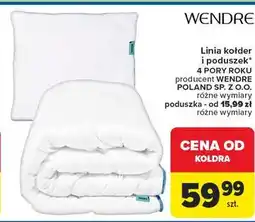 Carrefour Linia kołder i poduszek 4 PORY ROKU oferta