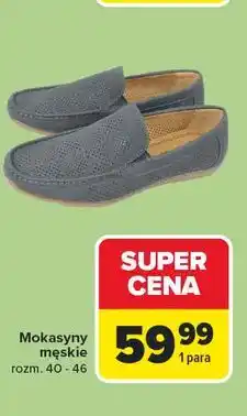 Carrefour Mokasyny męskie oferta