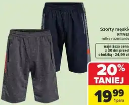 Carrefour Szorty męskie RYNEK miks rozmiarów oferta