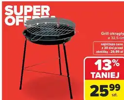 Carrefour Grill okrągły oferta