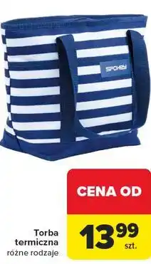 Carrefour Torba termiczna różne rodzaje oferta