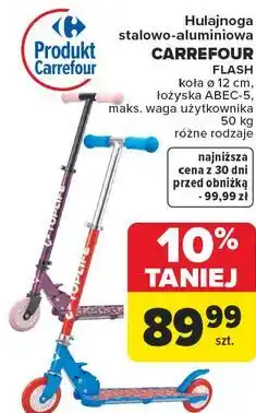 Carrefour Hulajnoga stalowo-aluminiowa CARREFOUR FLASH oferta