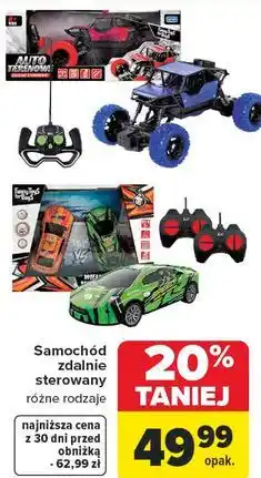 Carrefour Samochód zdalnie sterowany oferta