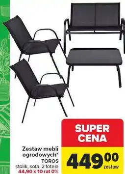 Carrefour Zestaw mebli ogrodowych oferta