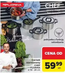 Carrefour Garnek nierdzewny CHEF Ø 16 - 24 cm oferta