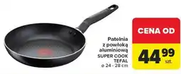 Carrefour Patelnia z powłoką aluminiową SUPER COOK TEFAL oferta