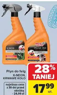 Carrefour Płyn do felg X-NEON, KRWAWE KOŁO oferta