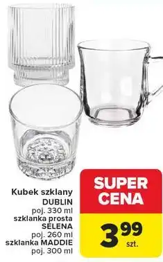 Carrefour Kubek szklany DUBLIN oferta