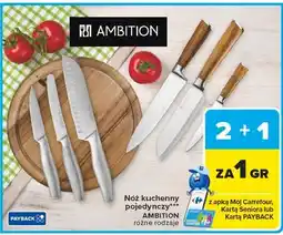Carrefour Nóż kuchenny pojedynczy AMBITION oferta