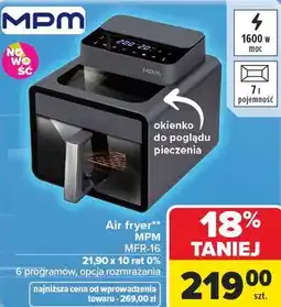 Carrefour Air fryer MPM MFR-16 oferta