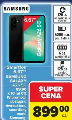 Carrefour Smartfon SAMSUNG GALAXY A26 oferta