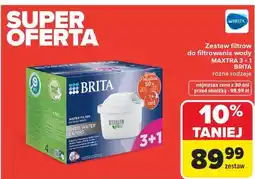 Carrefour Zestaw filtrów do filtrowania wody MAXTRA 3+1 BRITA różne rodzaje oferta
